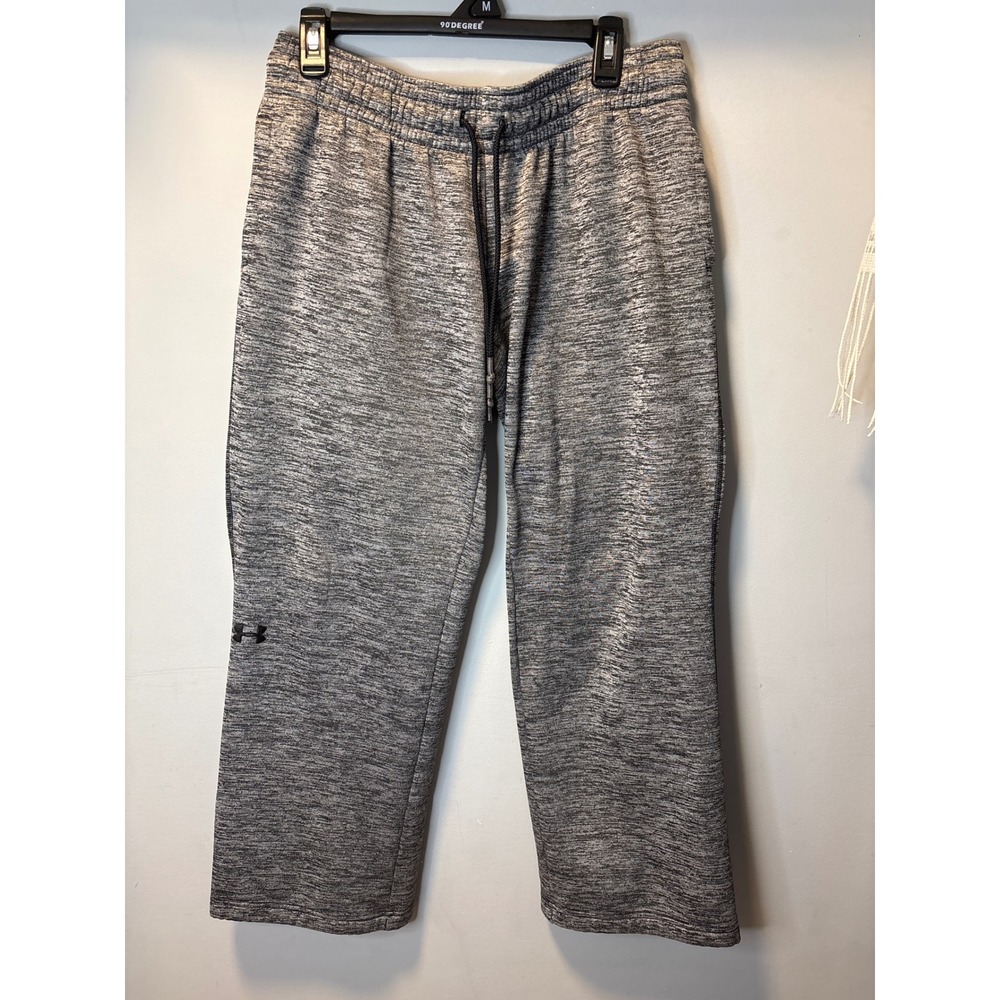Under‎ Armour ColdGear Storm Sweatpants Gray Heathered Loose Fit Pants Large